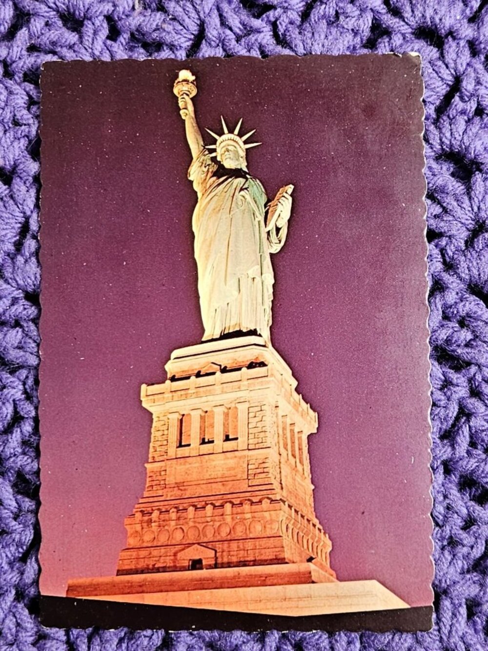 Statue of Liberty National Monument Liberty Island New York Postcard